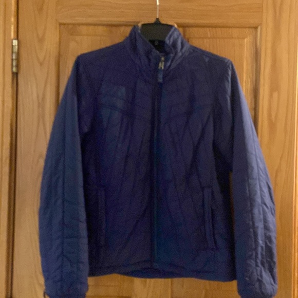 Women’s North Face ski/snowboard jacket. Bright blue /Navy blue. Size L - Picture 6 of 9